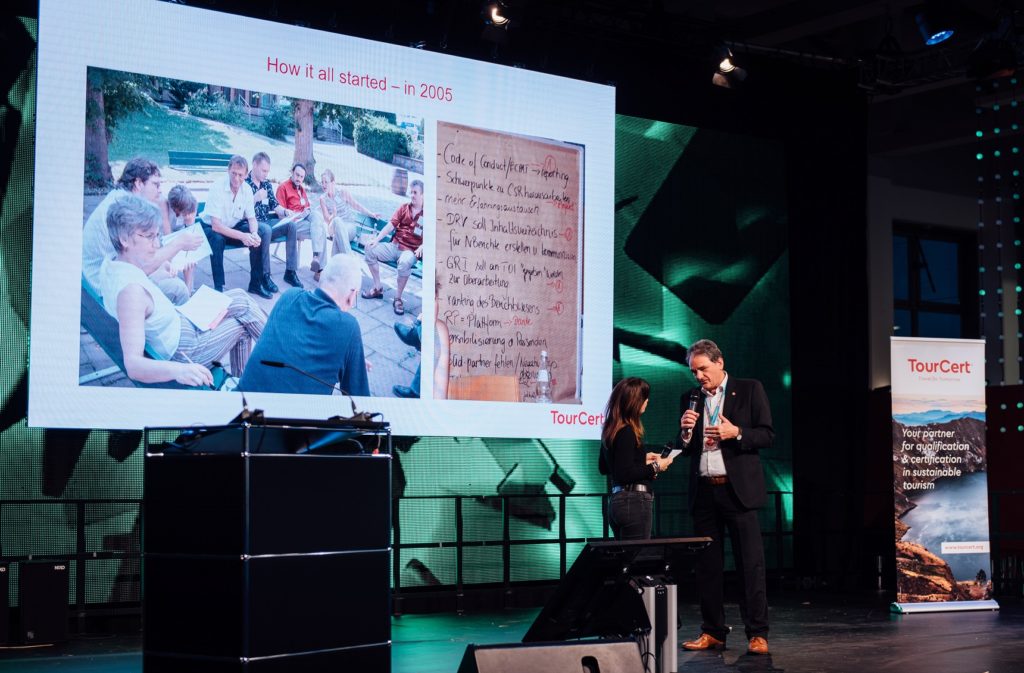 Günther Koschwitz berichtet über die Anfänge von TourCert.