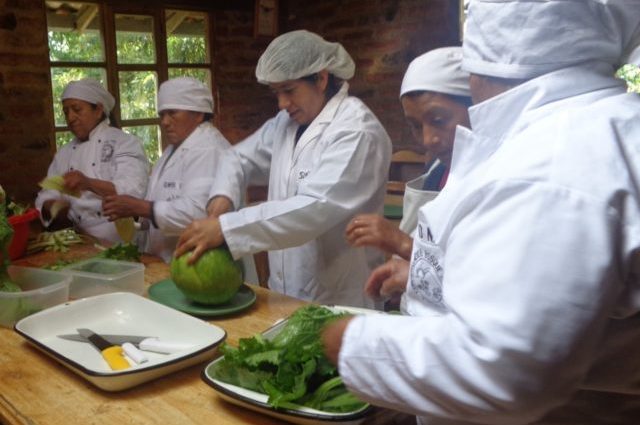 Essenszubereitung im Restaurant