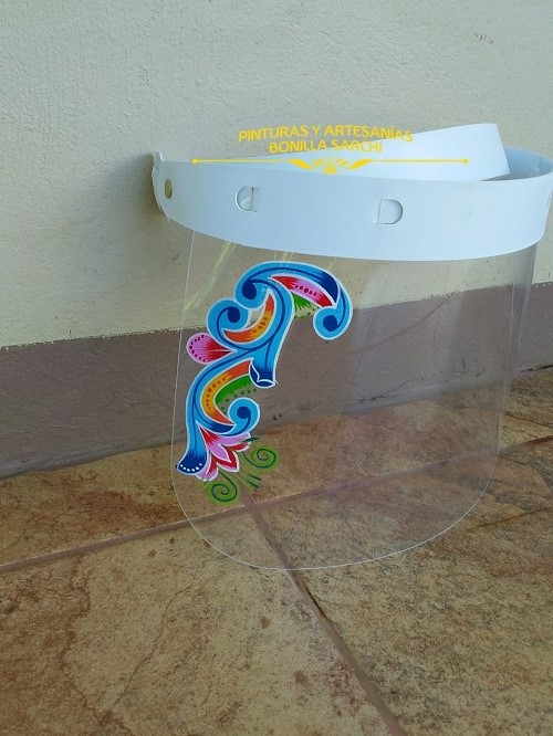 Máscara de protección de las Artesanías Chaverri.